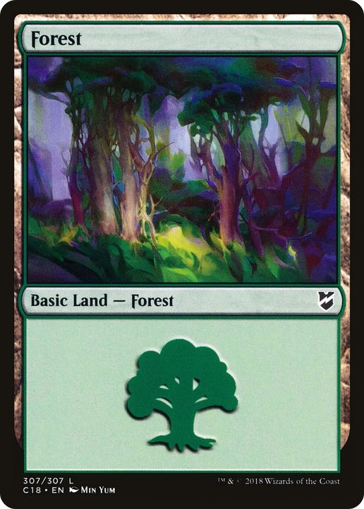 Forest in the group Magic the Gathering / Sets / Commander 2018 at Proxyprinters.com (84207)