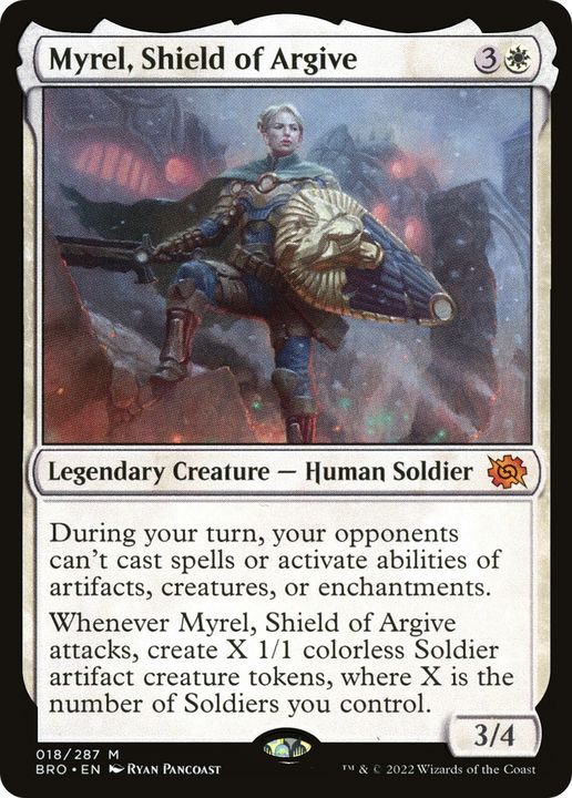 Myrel, Shield of Argive in the group Magic the Gathering / Types / Colors / White at Proxyprinters.com (84211)