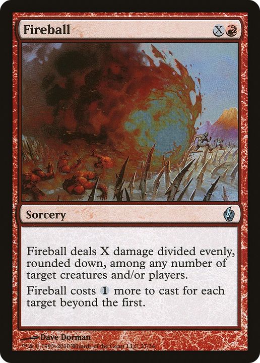 Fireball in the group Magic the Gathering / Types / Colors / Red at Proxyprinters.com (84215)