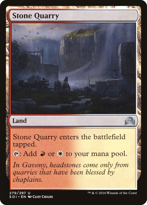 Stone Quarry in the group Magic the Gathering / Types / Colors / Colorless at Proxyprinters.com (84218)