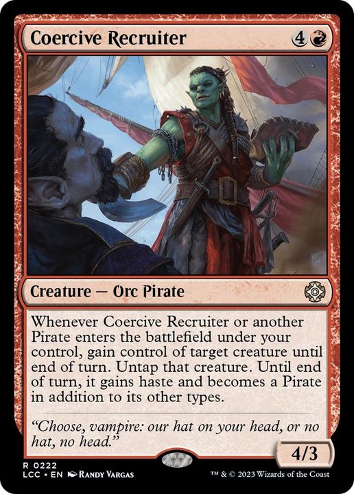 Coercive Recruiter in the group Magic the Gathering / Types / Colors / Red at Proxyprinters.com (8422)