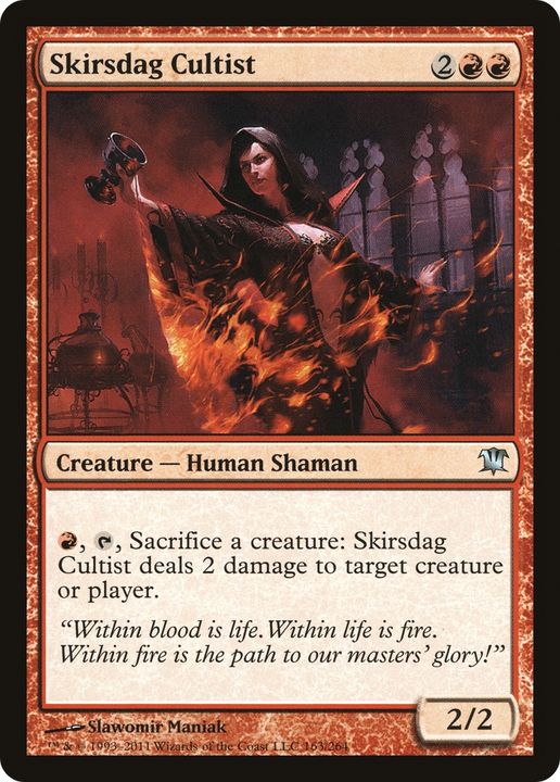 Skirsdag Cultist in the group Magic the Gathering / Sets / Innistrad at Proxyprinters.com (84228)