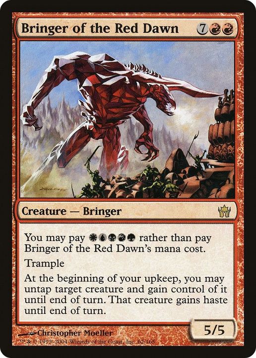 Bringer of the Red Dawn in the group Magic the Gathering / Types / Colors / Red at Proxyprinters.com (8425)