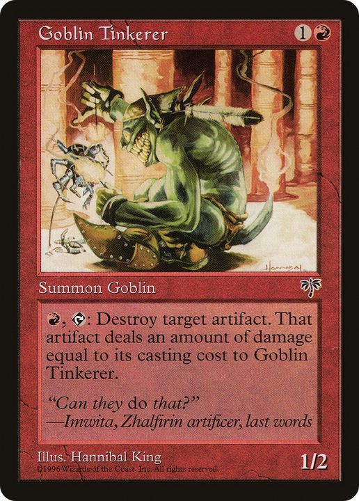 Goblin Tinkerer in the group Magic the Gathering / Types / Colors / Red at Proxyprinters.com (84258)