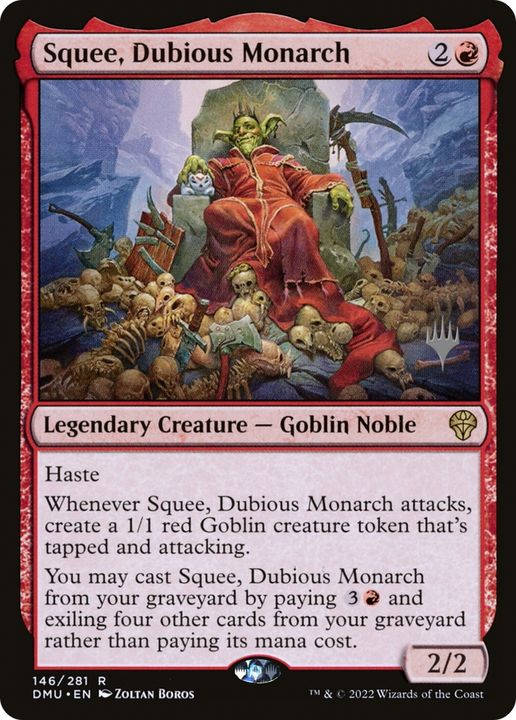 Squee, Dubious Monarch in the group Magic the Gathering / Sets / Dominaria United Promos at Proxyprinters.com (84264)