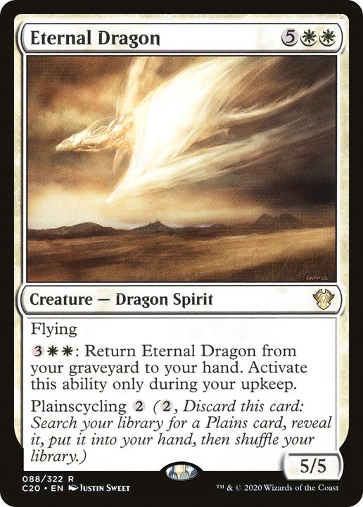 Eternal Dragon in the group Magic the Gathering / Types / Colors / White at Proxyprinters.com (84273)