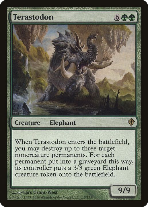 Terastodon in the group Magic the Gathering / Types / Colors / Green at Proxyprinters.com (84298)