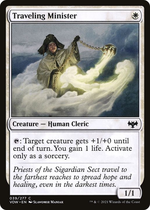 Traveling Minister in the group Magic the Gathering / Types / Colors / White at Proxyprinters.com (84305)