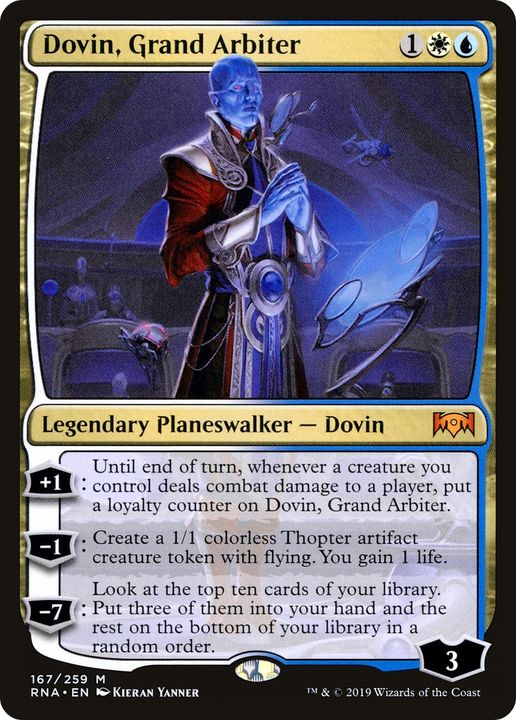 Dovin, Grand Arbiter in the group Magic the Gathering / Types / Colors / Multicolors / U, W at Proxyprinters.com (84316)