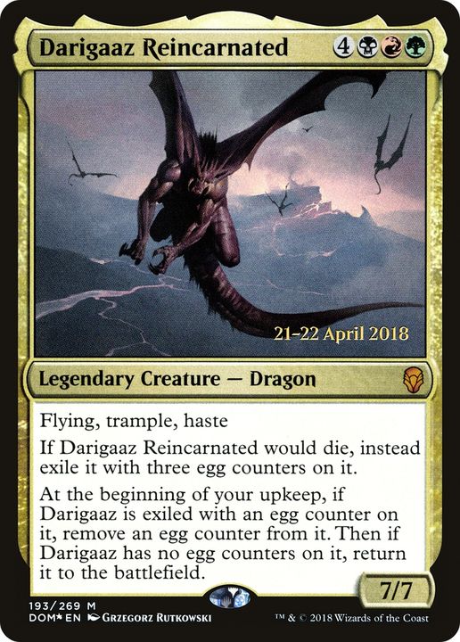 Darigaaz Reincarnated in the group Magic the Gathering / Types / Colors / Multicolors / B, G, R at Proxyprinters.com (84338)