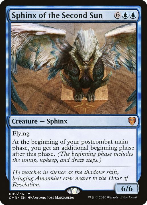 Sphinx of the Second Sun in the group Magic the Gathering / Types / Colors / Blue at Proxyprinters.com (84342)