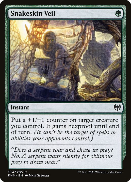 Snakeskin Veil in the group Magic the Gathering / Types / Colors / Green at Proxyprinters.com (84353)