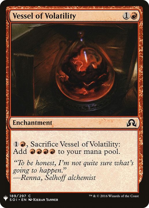 Vessel of Volatility in the group Magic the Gathering / Types / Enchantment / Enchantment at Proxyprinters.com (84382)