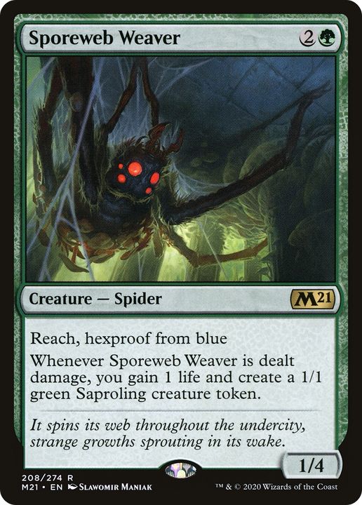 Sporeweb Weaver in the group Magic the Gathering / Types / Colors / Green at Proxyprinters.com (84392)