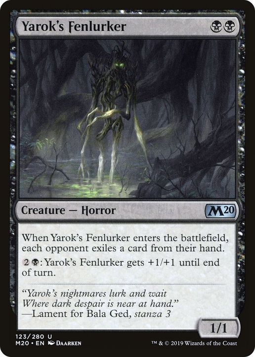 Yarok's Fenlurker in the group Magic the Gathering / Types / Colors / Black at Proxyprinters.com (8440)