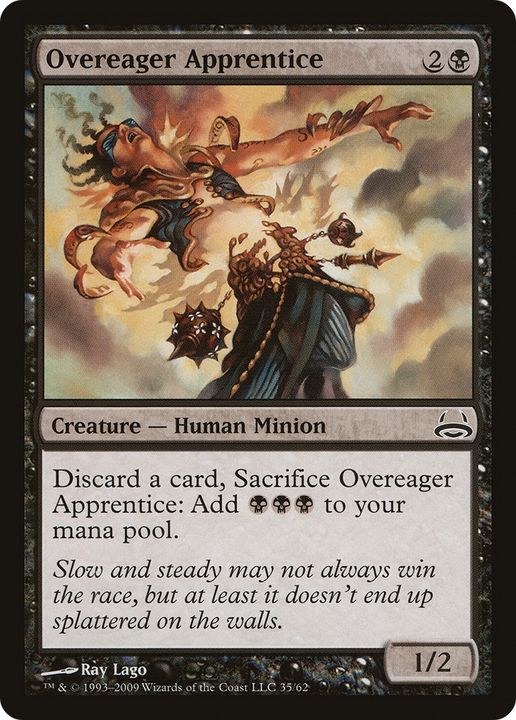 Overeager Apprentice in the group Magic the Gathering / Types / Colors / Black at Proxyprinters.com (84411)