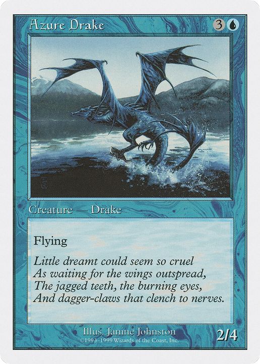 Azure Drake in the group Magic the Gathering / Types / Colors / Blue at Proxyprinters.com (84420)