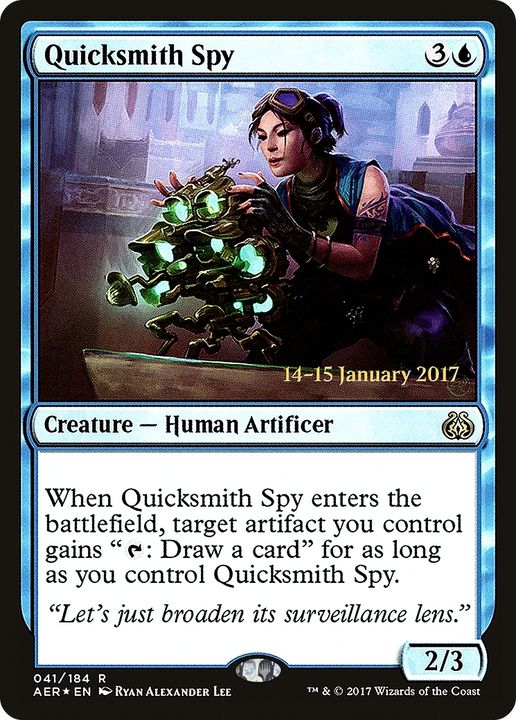 Quicksmith Spy in the group Magic the Gathering / Types / Colors / Blue at Proxyprinters.com (84422)