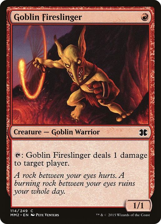 Goblin Fireslinger in the group Magic the Gathering / Types / Creatures / Warrior at Proxyprinters.com (84423)