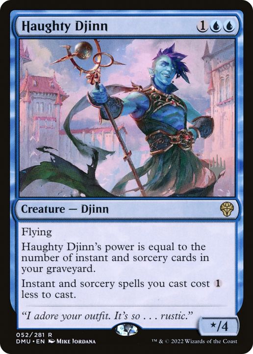 Haughty Djinn in the group Magic the Gathering / Sets / Dominaria United Promos at Proxyprinters.com (84424)