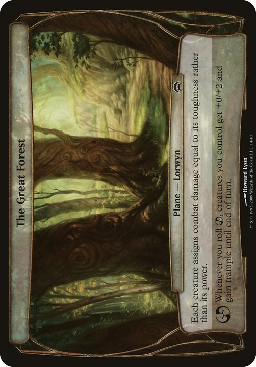 The Great Forest in the group Magic the Gathering / Sets / Planechase Planes at Proxyprinters.com (8443)