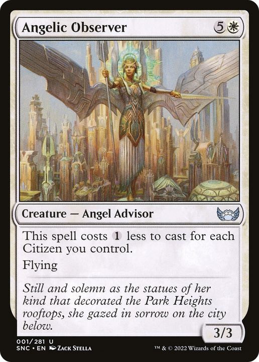 Angelic Observer in the group Magic the Gathering / Types / Colors / White at Proxyprinters.com (84444)