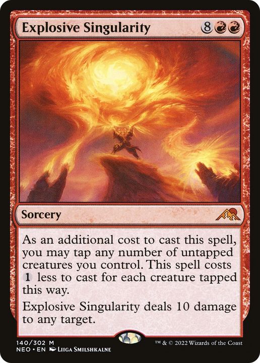 Explosive Singularity in the group Magic the Gathering / Types / Colors / Red at Proxyprinters.com (84448)