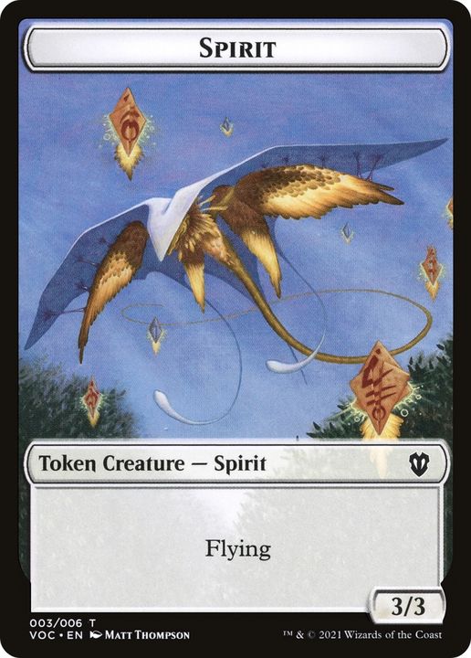 Spirit in the group Magic the Gathering / Types / Colors / White at Proxyprinters.com (84480)