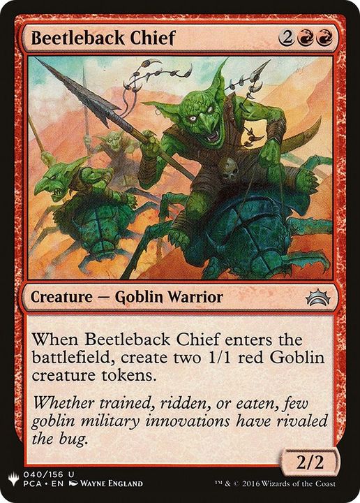 Beetleback Chief in the group Magic the Gathering / Types / Creatures / Warrior at Proxyprinters.com (8449)