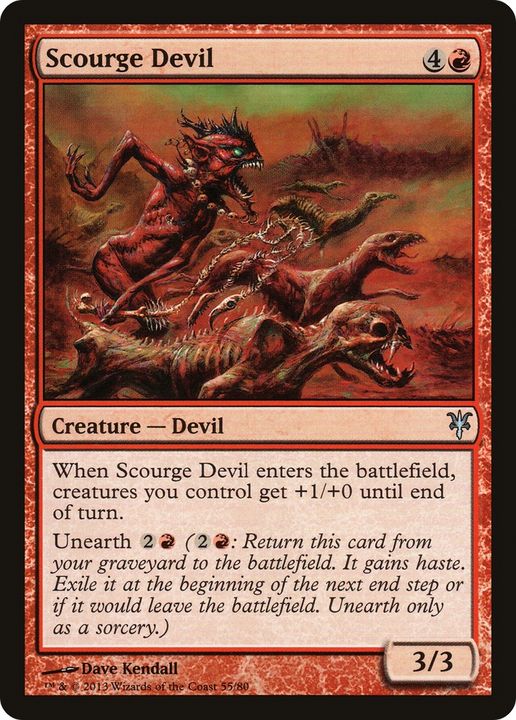 Scourge Devil in the group Magic the Gathering / Types / Colors / Red at Proxyprinters.com (84492)