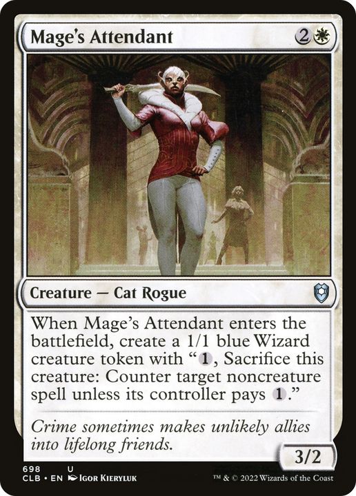 Mage's Attendant in the group Magic the Gathering / Types / Colors / White at Proxyprinters.com (84516)