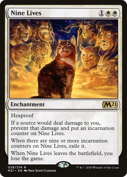 Nine Lives in the group Magic the Gathering / Types / Enchantment / Enchantment at Proxyprinters.com (84530)