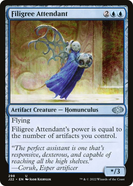 Filigree Attendant in the group Magic the Gathering / Types / Colors / Blue at Proxyprinters.com (84533)