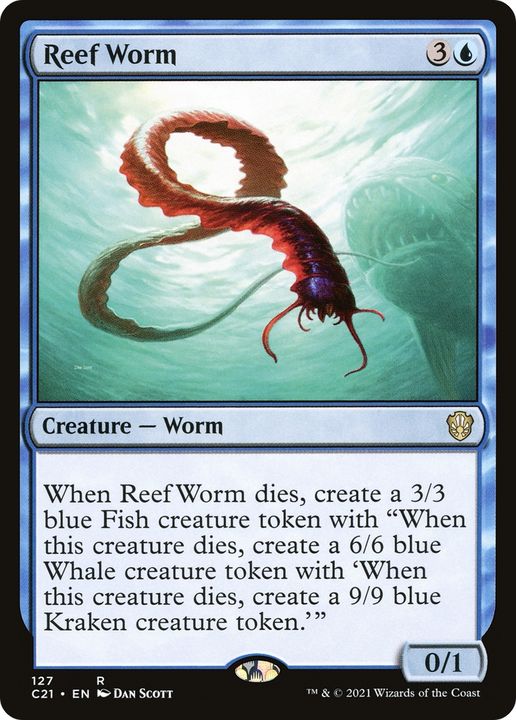 Reef Worm in the group Magic the Gathering / Sets / Commander 2021 at Proxyprinters.com (84544)