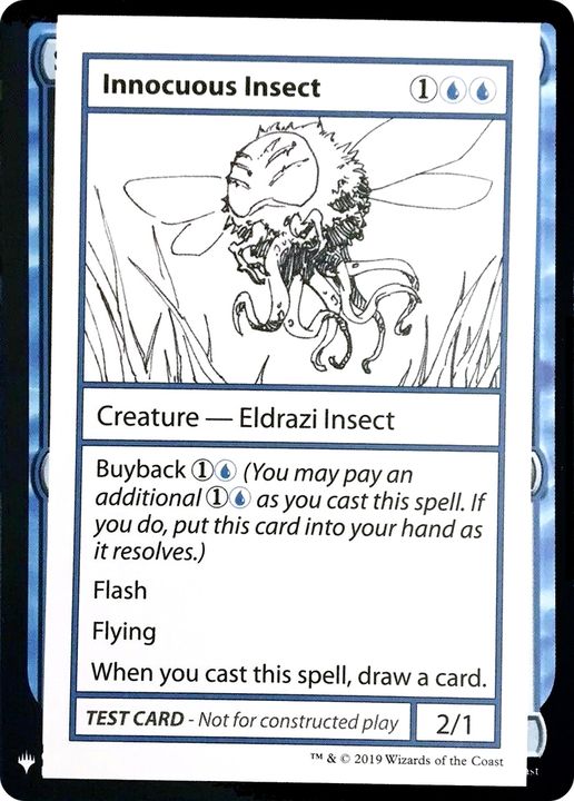 Innocuous Insect in the group Magic the Gathering / Sets / Mystery Booster Playtest Cards 2019 at Proxyprinters.com (84553)