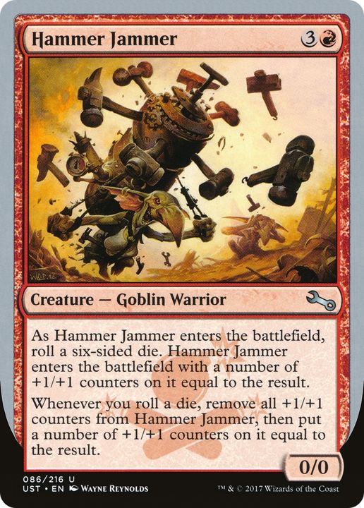 Hammer Jammer in the group Magic the Gathering / Types / Creatures / Warrior at Proxyprinters.com (84575)