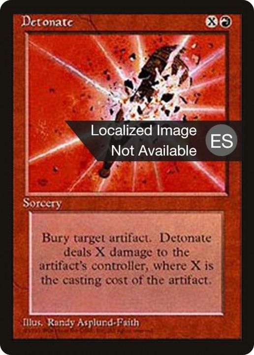 Detonate in the group Magic the Gathering / Sets / Fourth Edition Foreign Black Border at Proxyprinters.com (8464)