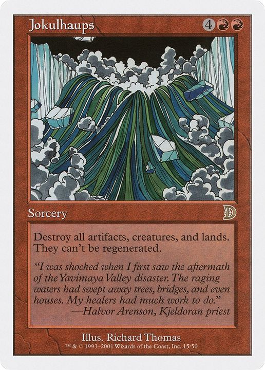 Jokulhaups in the group Magic the Gathering / Types / Colors / Red at Proxyprinters.com (84653)