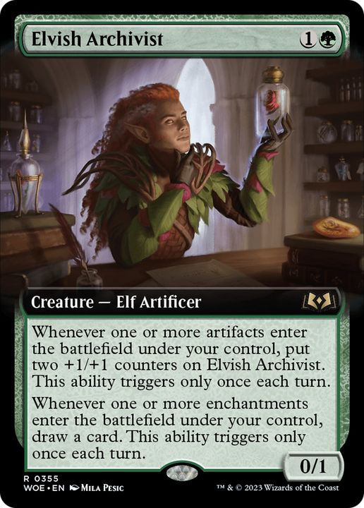 Elvish Archivist in the group Magic the Gathering / Types / Colors / Green at Proxyprinters.com (84661)