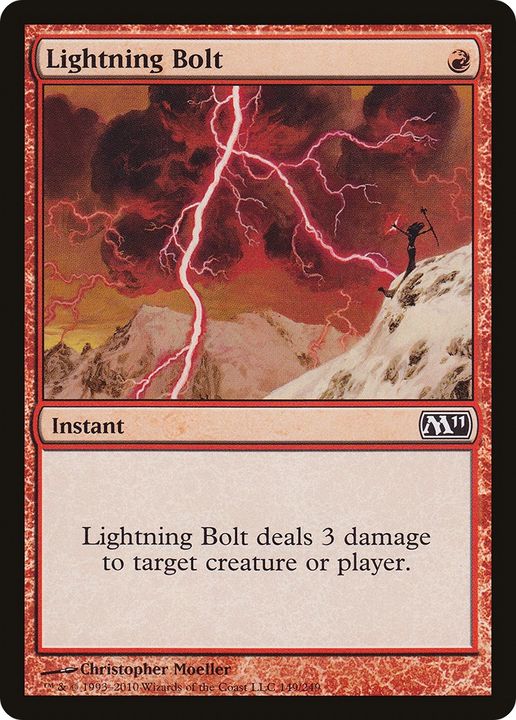 Lightning Bolt in the group Magic the Gathering / Types / Colors / Red at Proxyprinters.com (84663)