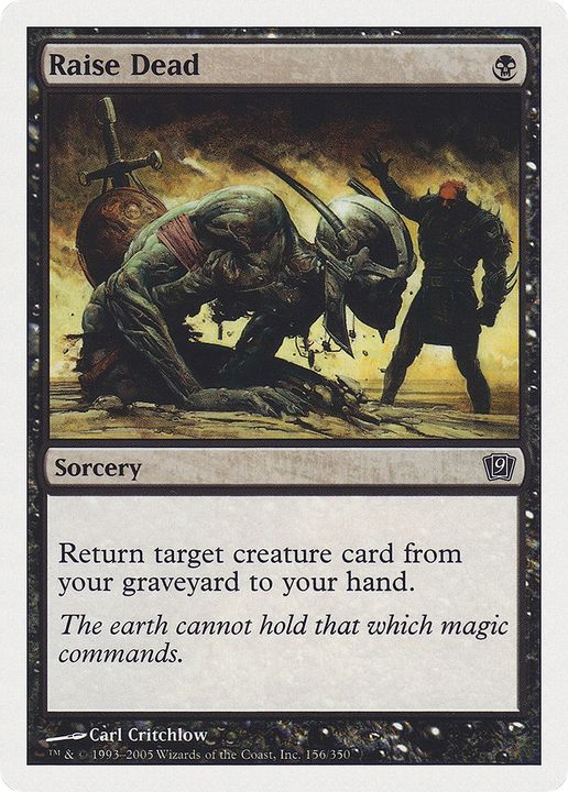 Raise Dead in the group Magic the Gathering / Types / Colors / Black at Proxyprinters.com (84664)