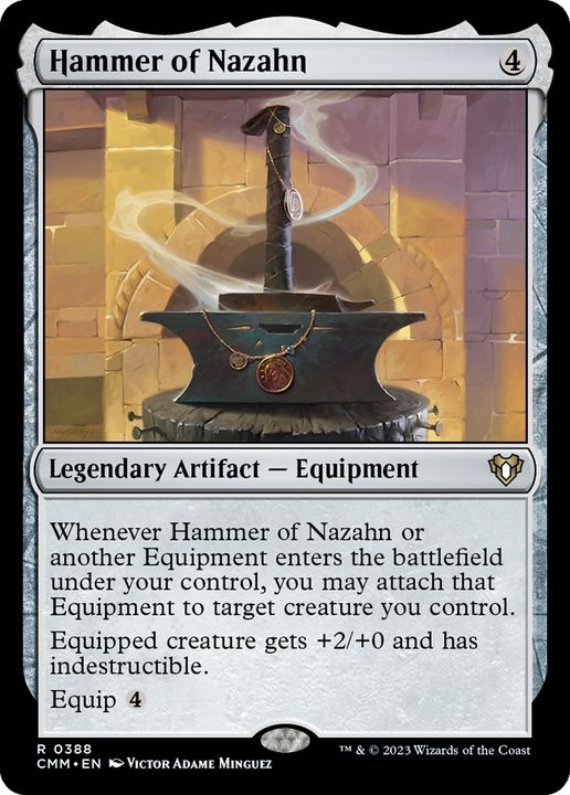 Hammer of Nazahn in the group Magic the Gathering / Sets / Commander Masters at Proxyprinters.com (84687)