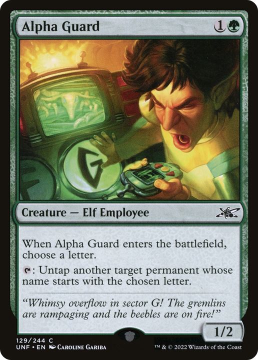 Alpha Guard in the group Magic the Gathering / Types / Colors / Green at Proxyprinters.com (84705)