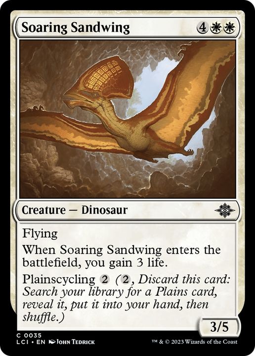 Soaring Sandwing in the group Magic the Gathering / Types / Colors / White at Proxyprinters.com (84706)