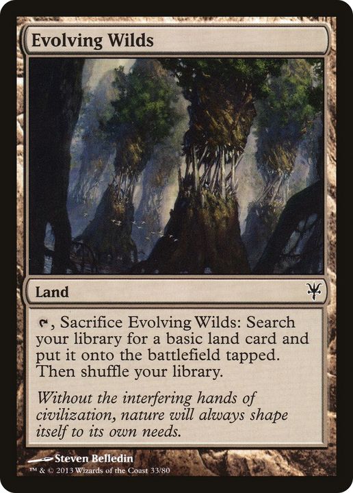 Evolving Wilds in the group Magic the Gathering / Types / Colors / Colorless at Proxyprinters.com (84708)