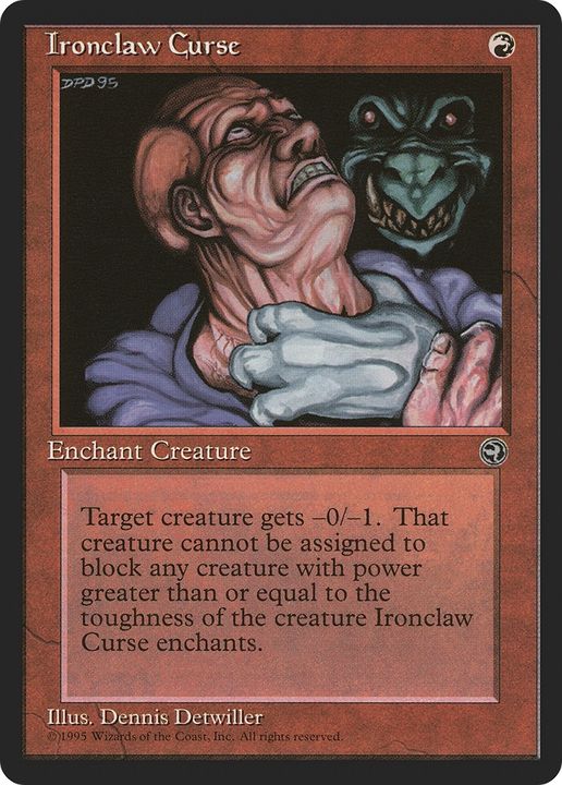 Ironclaw Curse in the group Magic the Gathering / Types / Colors / Red at Proxyprinters.com (84730)