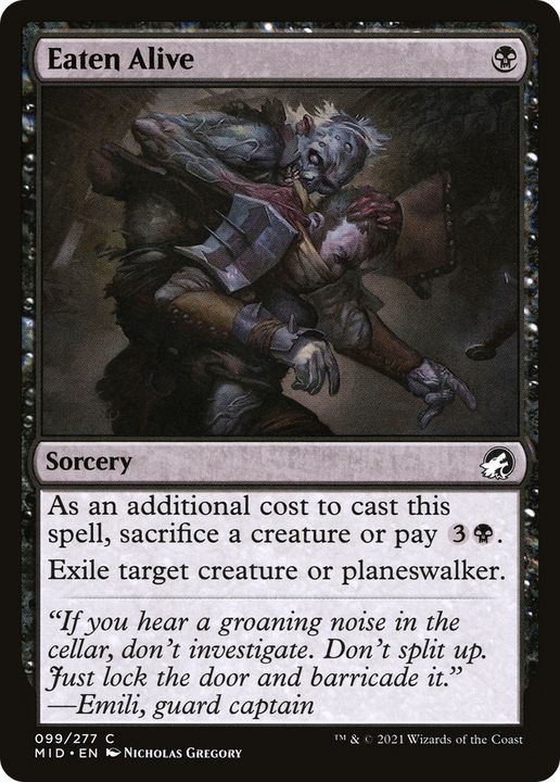 Eaten Alive in the group Magic the Gathering / Types / Colors / Black at Proxyprinters.com (84732)