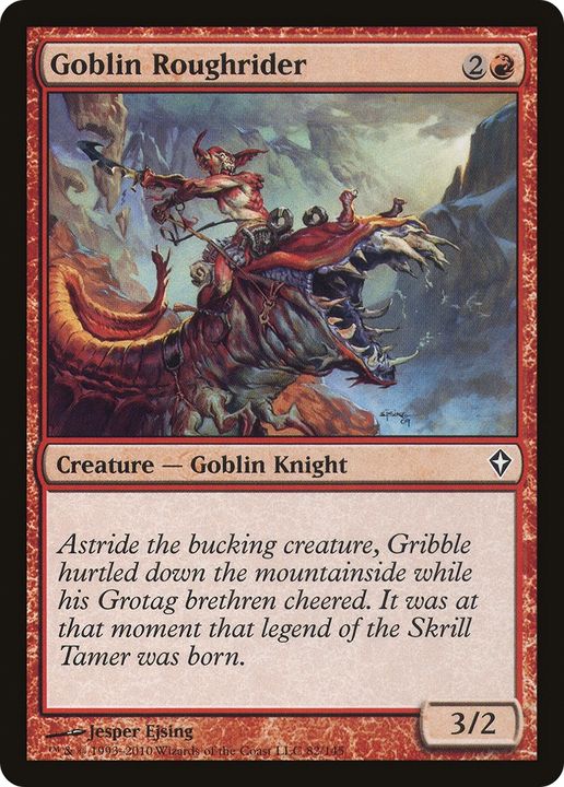 Goblin Roughrider in the group Magic the Gathering / Sets / Worldwake at Proxyprinters.com (84733)