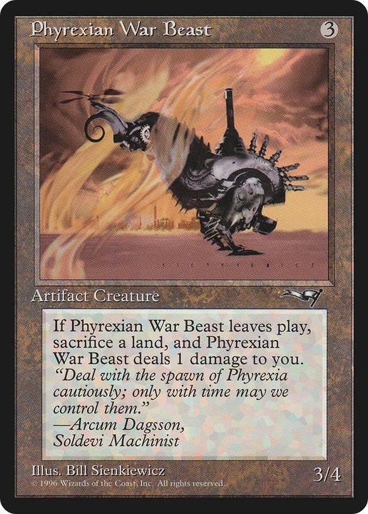 Phyrexian War Beast in the group Magic the Gathering / Sets / Alliances at Proxyprinters.com (84754)