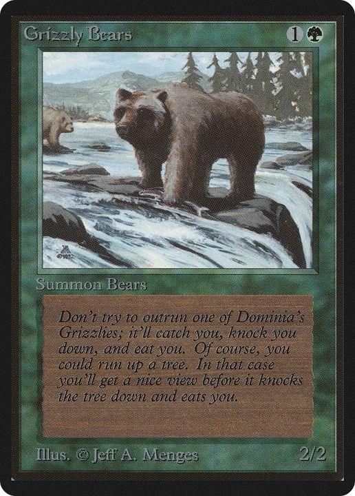 Grizzly Bears in the group Magic the Gathering / Types / Colors / Green at Proxyprinters.com (84758)